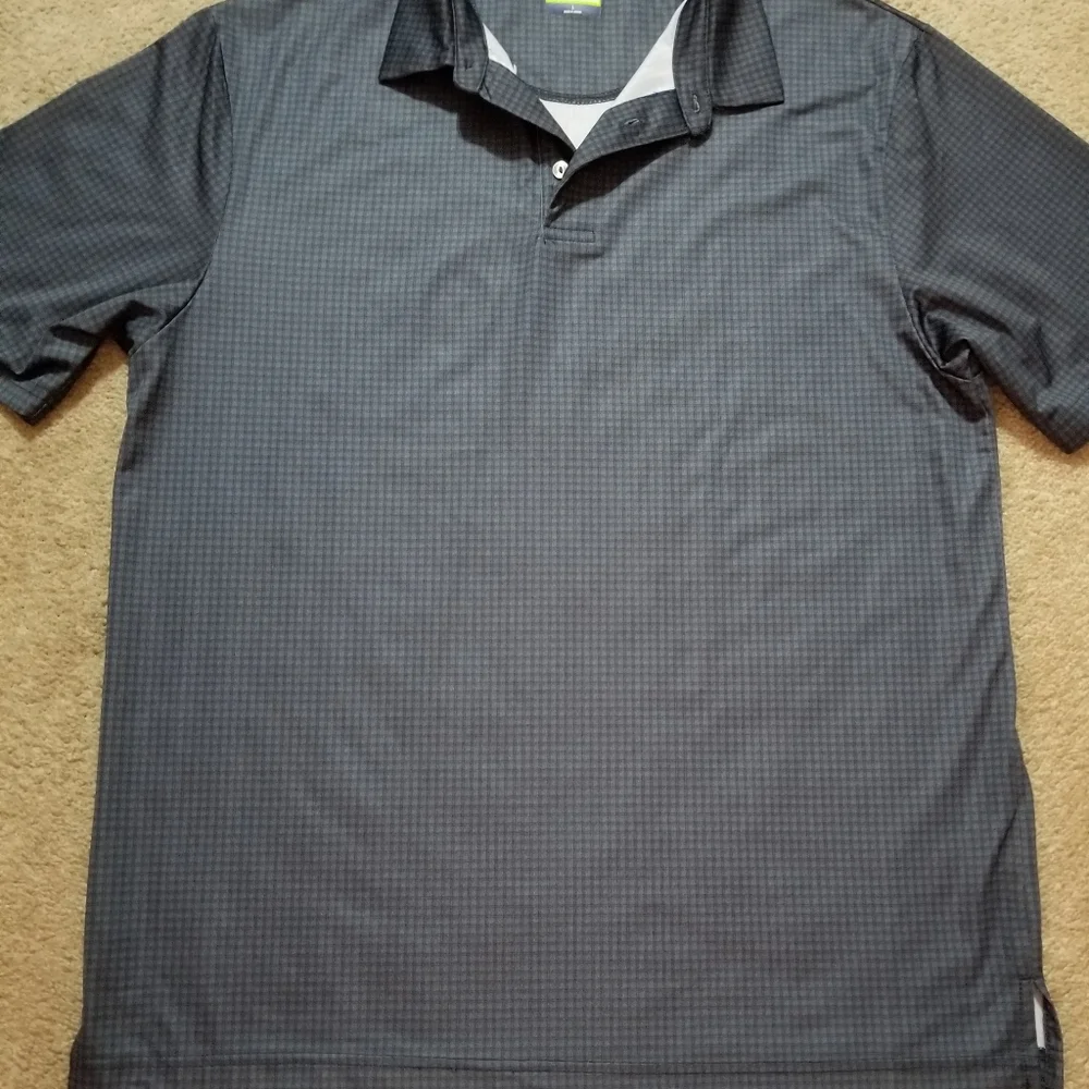 SOLD-2 BEN HOGAN Mens Blue Polo Dress Shirts Bundle/Lot-L - Picture 2 of 7